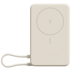 Ārējais akumulators Xiaomi  Magnetic Power Bank 10000 with Built-in Stand Beige | 