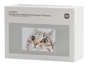 Biroja piederumi Xiaomi  Portable Dye-Sublimation Photo Paper (20 Sheets) | 