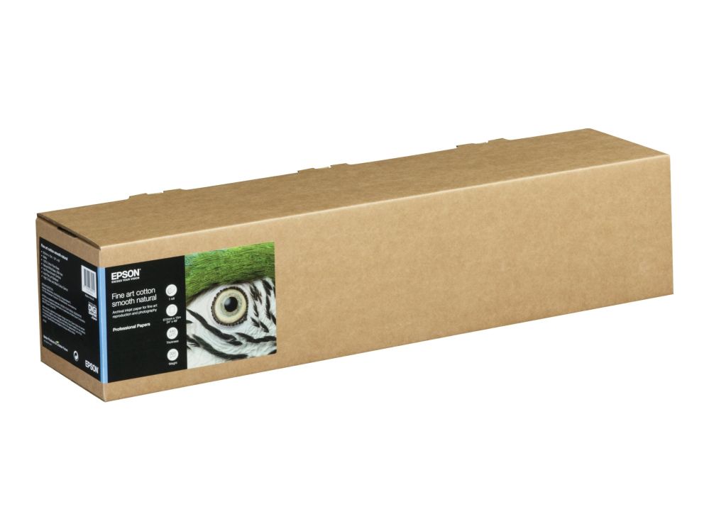 Kontoritarbed EPSON Fine Art Cotton Smooth Natural | 300 g/m² | 24" x 15m | Matte