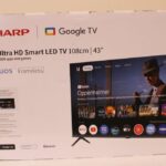 TV Sharp  SALE OUT.  43HL4265E 43" (108cm) 4K Ultra HD Google TV, Dolby Vision, Dolby Atmos |  43HL4265E | 43 | Smart TV | Google TV | UHD | Black | DAMAGED PACKAGING 