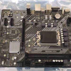 Intel protsessori emaplaat Asrock  SALE OUT.  INTEL B660/2DDR4/4SATA3 |  B660M-HDV | Processor family Intel | Processor socket LGA1700 | DDR4 | Supported hard disk drive interfaces SATA, M.2 | Number of SATA connectors 4 | USED, REFURBISHED, WITHOUT ORIGINAL PACKAGING AND ACCESSORIES, ONLY BACKPANEL INCLUDED 