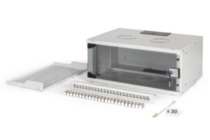 Citas preces Digitus  SOHO Pro network set, 483 mm (19"), 4U, 540 x 400 mm | DN-49200-SET | Light Grey 