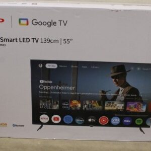 Телевизор Sharp  SALE OUT.  55GL4060E 55" (139cm) 4K Ultra HD Smart Google Frameless TV, Dolby Vision, Dolby Atmos, Google Assistant |  HT-SBW110 2.1 Slim Soundbar | 55 | Smart TV | 4k Ultra HD | Black | UNPACKED, SCRATCHED ON BEZEL | Bluetooth 