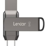 Zibatmiņa Lexar  2-in-1 Flash Drive | JumpDrive Dual Drive D400 | 64 GB | USB 3.1 | Grey 