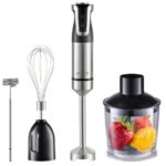 Mixers and blenders Adler  Stainless Steel/Black | 1800 W |  AD 4627 | Hand Blender Set | Number of speeds 20 | Chopper | Turbo mode 