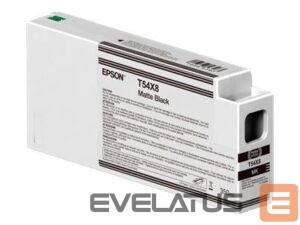 Aksesuāri un izejmateriāli EPSON  Singlepack T54X80N UltraChrome HDX/HD 350ml Matte Black |  C13T54X80N |  T54X8 - matte black - original - ink cartridge |  UltraChrome HDX / Ultrachrome HD | Matte black 