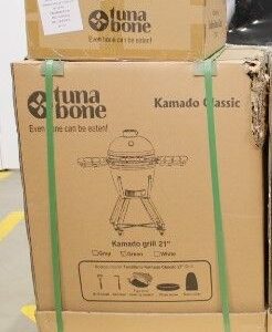 Cita mazā sadzīves tehnika TunaBone  SALE OUT.  21" Grill, Green, DAMAGED PACKAGING |  | Kamado classic 21" grill | Size M | DAMAGED PACKAGING 