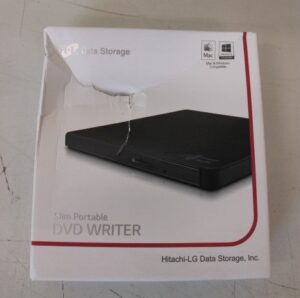 Serveru  - Citi piederumi H.L Data Storage  Ultra Slim Portable DVD-Writer | GP57EB40 | Interface USB 2.0 | DVD±R/RW | CD read speed 24 x | CD write speed 24 x | Black | DAMAGED PACKAGING, DENT ON BACK, DENT FLOPPY DISK | Desktop/Notebook 