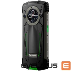 Viedtālrunis Blackview  Blackview Rugged BV8200 LTE 6.5-inch FHD+IPS 1080x2400 120Hz Corning 3th + 1.3-inch 360x360 12+256GB MT8781 Octa-core 2.2GHz 8800mAh NO Charger CAM Front 32MP Rear 50+13MP IP68/IP69K/MIL-STD-810H NFC Fingerprint Green Green