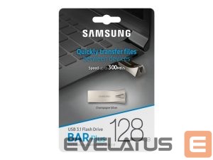 Mälupulk Samsung  SAMSUNG BAR PLUS 128GB Champagne Silver 