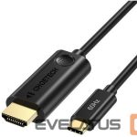 Üleminek iLike  USB Type C adapter (male) to HDMI 2.0 (male) 4K 60Hz 1.8m Black