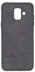Aizmugurējais vāciņš Evelatus Samsung Galaxy A6 2018 TPU case 1 with metal plate (possible to use with magnet car holder) Black