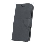 Universalus knygutės dėklas GreenGo Universal Smart Fancy Silicon case 4,5 Black