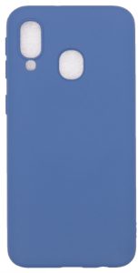 Aizmugurējais vāciņš Evelatus Samsung Galaxy A40 Nano Silicone Case Soft Touch TPU Dark Blue