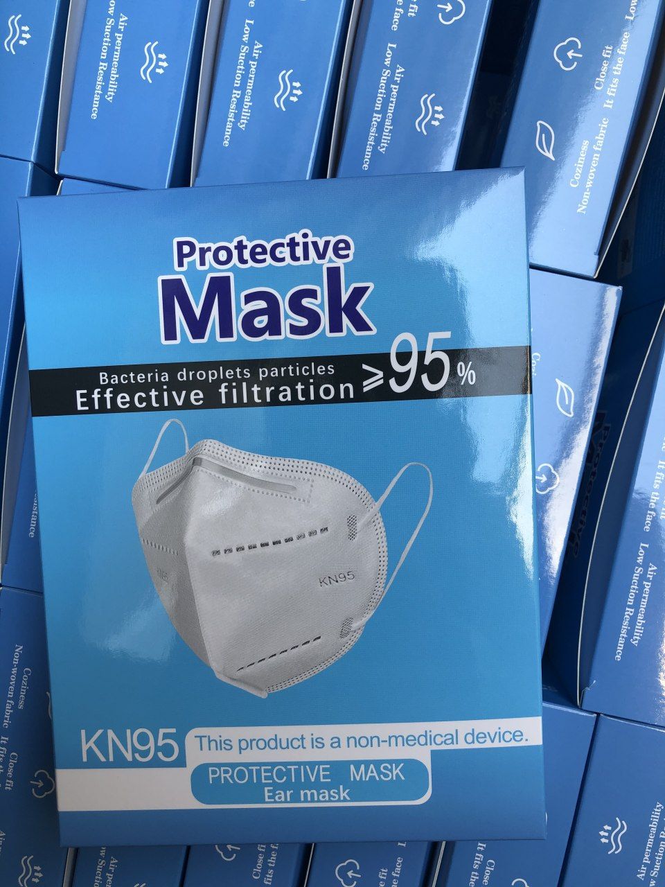 Защита лица - Respirators KN95 FFP2 (10pcs)