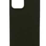 Back panel cover Evelatus Apple iPhone 12 Pro Premium Magsafe Soft Touch Silicone Case Dark Green