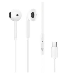 Vadu austiņas Dudao  in-ear headphones with USB Type-C connecto White