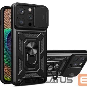 Back panel cover iLike Apple iPhone 14 Pro Max Armor Camshield case Black