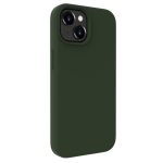 Nugarėlės dėklai Evelatus Apple iPhone 15 Premium Soft Touch Silicone Case Dark Olive