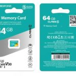 Atminties kortelės Borofone  MICROSD MEMORY CARD 64GB SDXC CLASS10 95MB/S 