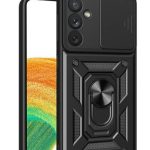 Tagakaaned iLike Samsung Galaxy A14 armored case with camera Black