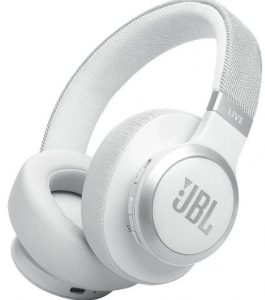 Juhtmevabad kõrvaklapid JBL  Live 770NC White