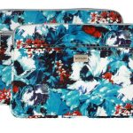 Portatīvo datoru soma iLike Universal WONDER SLEEVE LAPTOP 13-14 INCHES WHITE POPPIES 