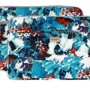 Portatīvo datoru soma iLike Universal WONDER SLEEVE LAPTOP 13-14 INCHES WHITE POPPIES 