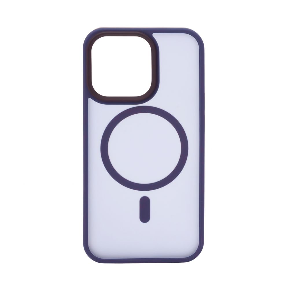 Aizmugurējais vāciņš Evelatus Apple iPhone 14 Pro Max Hybrid Case With MagSafe PC+TPU Deep Purple