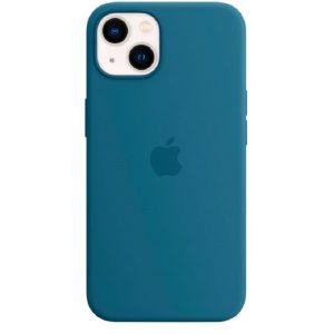 Aizmugurējais vāciņš Apple  iPhone 13 Silicone Case with MagSafe Blue Jay
