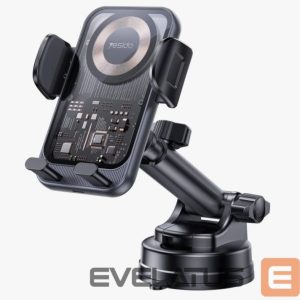 Auto holder yesido  15W Suction Cup Car Wireless Charging Holder Black