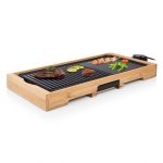 Stalo grotelės Tristar  Bamboo Grill XL TG2514B Table, 2200 W, Black 