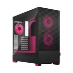 Kompiuterio dėžė Fractal Design  Pop Air RGB Magenta Core TG Clear Tint, ATX, mATX, Mini ITX, Power supply included No 