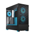 Корпус для компьютера Fractal Design  Pop Air RGB  Cyan Core TG Clear Tint, ATX, mATX, Mini ITX, Power supply included No 
