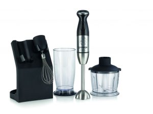 Maišytuvai ir maišytuvai GORENJE  Blender HBC807QB Hand Blender, 800 W, Number of speeds Variable, Chopper, Black 