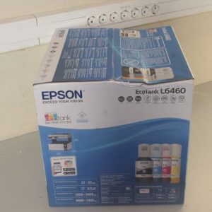 Принтер EPSON  SALE OUT.  EcoTank L6460 Inkjet Printer  Multifunctional printer EcoTank L6460 Contact image sensor (CIS), 3-in-1, Wi-Fi, Black and white, DAMAGED PACKAGING 