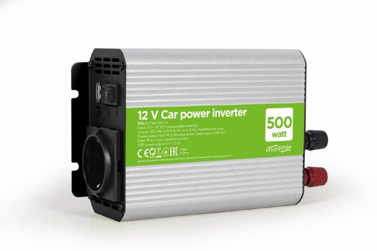 Other Computer Accessory EnerGenie Gembird 12 V Car power inverter, 500 W EG-PWC500-01