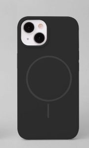 Aizmugurējais vāciņš iLike Apple iPhone 14 Soft Touch Silicone case With Magnetic Black