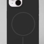 Tagakaaned iLike Apple iPhone 15 Soft Touch Silicone case With Magnetic Black