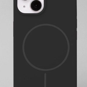 Back panel cover iLike Apple iPhone 15 Soft Touch Silicone case With Magnetic Black