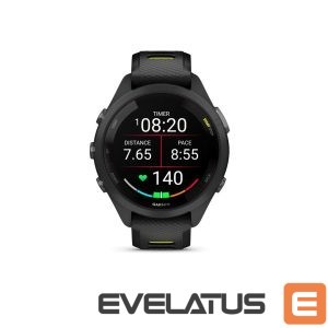 Viedpulksteni Garmin  GARMIN Forerunner 265S Black / Amp Yellow sporta pulkstenis