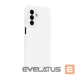 Back panel cover Evelatus Samsung Galaxy A17 Premium Magnetic Soft Touch Silicone Case White