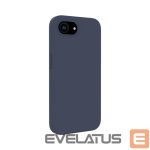 Back panel cover Evelatus Apple iPhone 16e Premium Magnetic Soft Touch Silicone Case Dark Blue