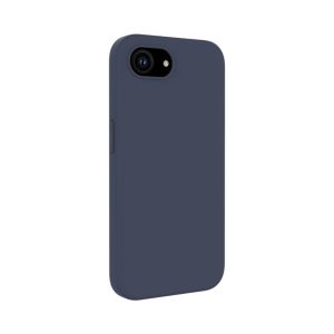 Back panel cover Evelatus Apple iPhone 16e Premium Magnetic Soft Touch Silicone Case Dark Blue
