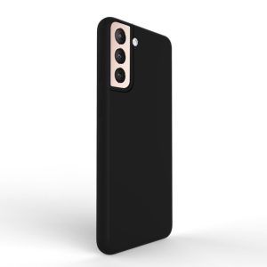 Back panel cover Evelatus Samsung Galaxy S23 Premium Magnetic Soft Touch Silicone Case Black