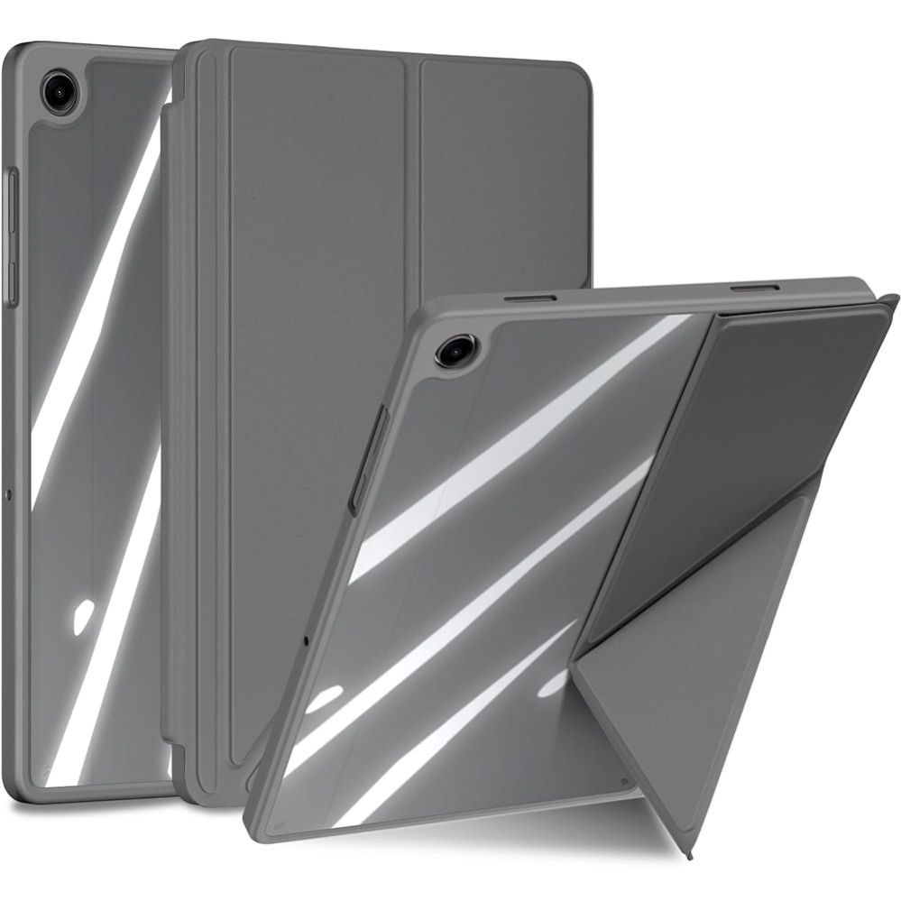 Maciņš grāmata Dux Ducis Samsung Galaxy Tab A9 Plus / A11 Plus MAGI case cover with stylus holder Grey