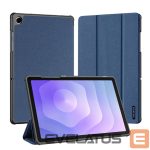 Book case Dux Ducis  Galaxy Tab A9 Plus / Tab A11 Plus Domo Series Tri-fold Stand PU Leather Tablet Cover Blue