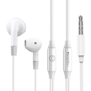 Kõrvaklapid yesido  3.5mm Earphone YH30 White