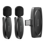 Microphone yesido  Double Wireless Microphone (Type-C) KR13 Black