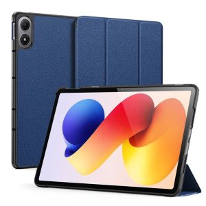 Kaaned Dux Ducis Xiaomi Redmi Pad 2 Pro Domo Series Tri-fold Stand PU Leather Tablet Cover Blue